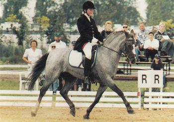 1995 Collect-A-Card Equestrian #236 Elisabeth Snogren / Aramis III Front
